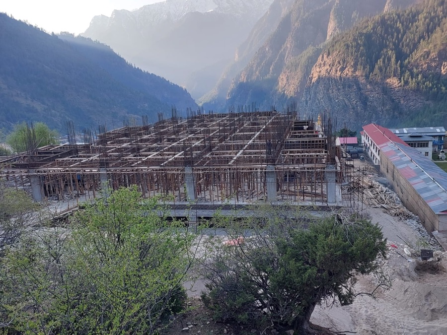 Construction in Humla, Nepal
