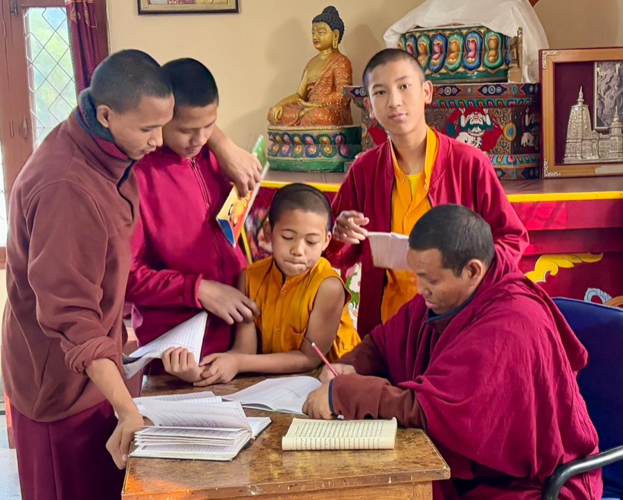 Young monks at Deer Park