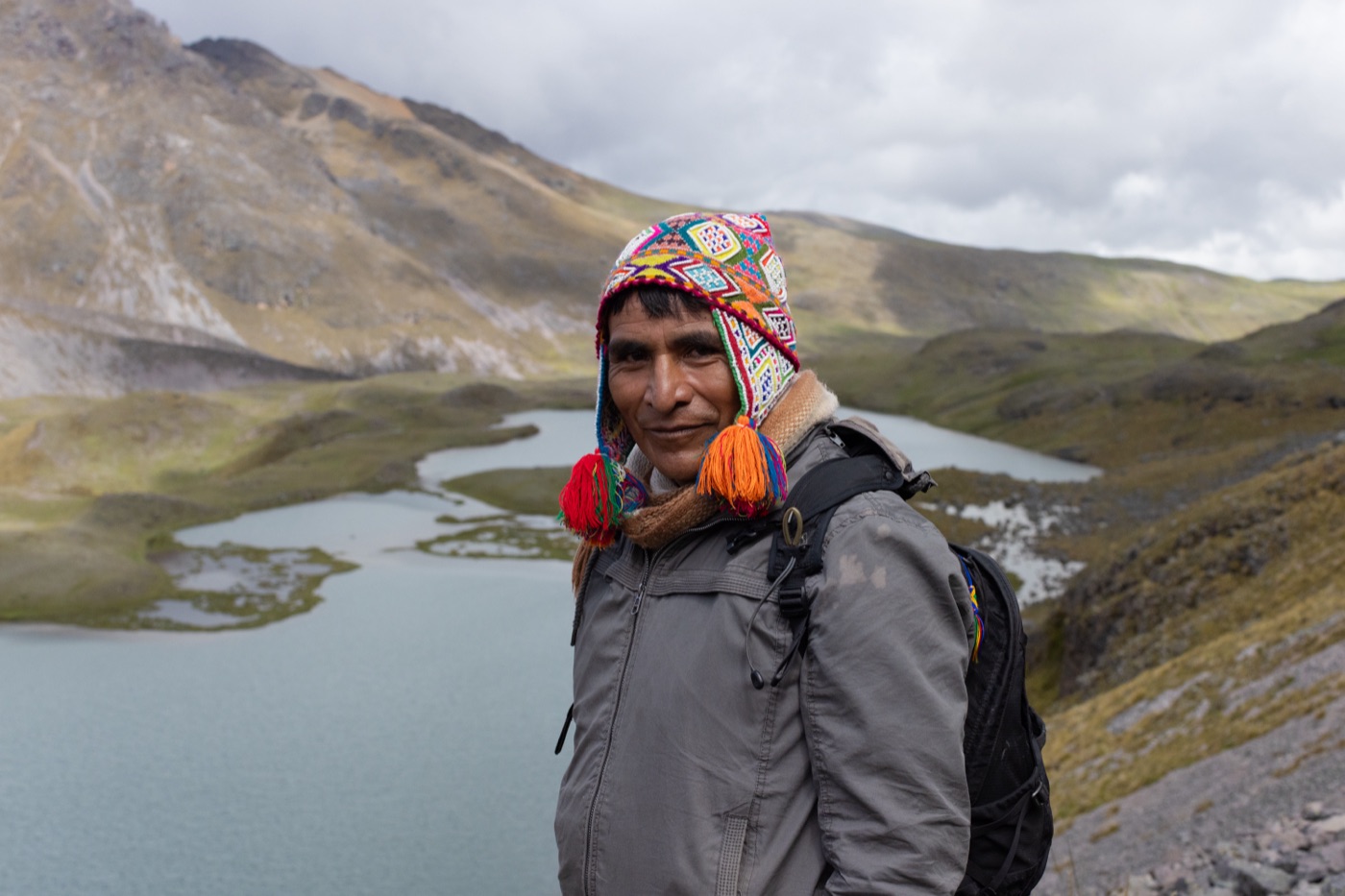Vicente Quispe Soncco at Apu Ausangate